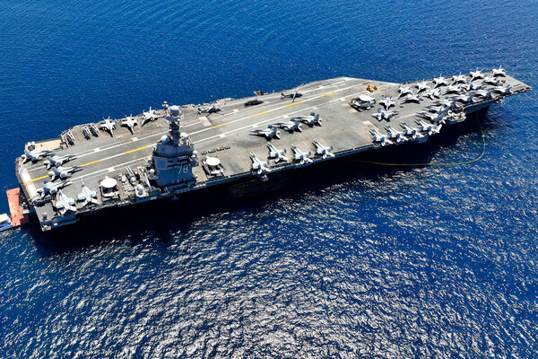 Авианосец USS Gerald R. Ford / Aerial-motion/Shutterstock/FOTODOM 