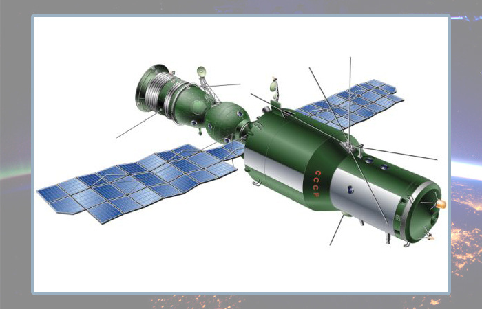 Так выглядел комплекс «Алмаз», замаскированный под «Салют».
