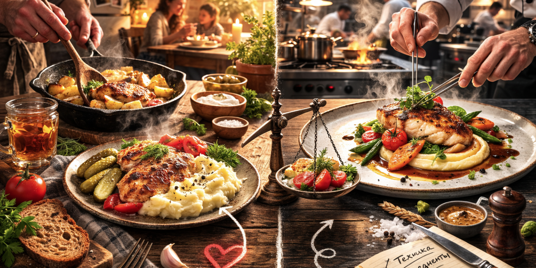 Почему домашняя еда кажется вкуснее ресторанной. Даже если ресторанная объективно лучше.