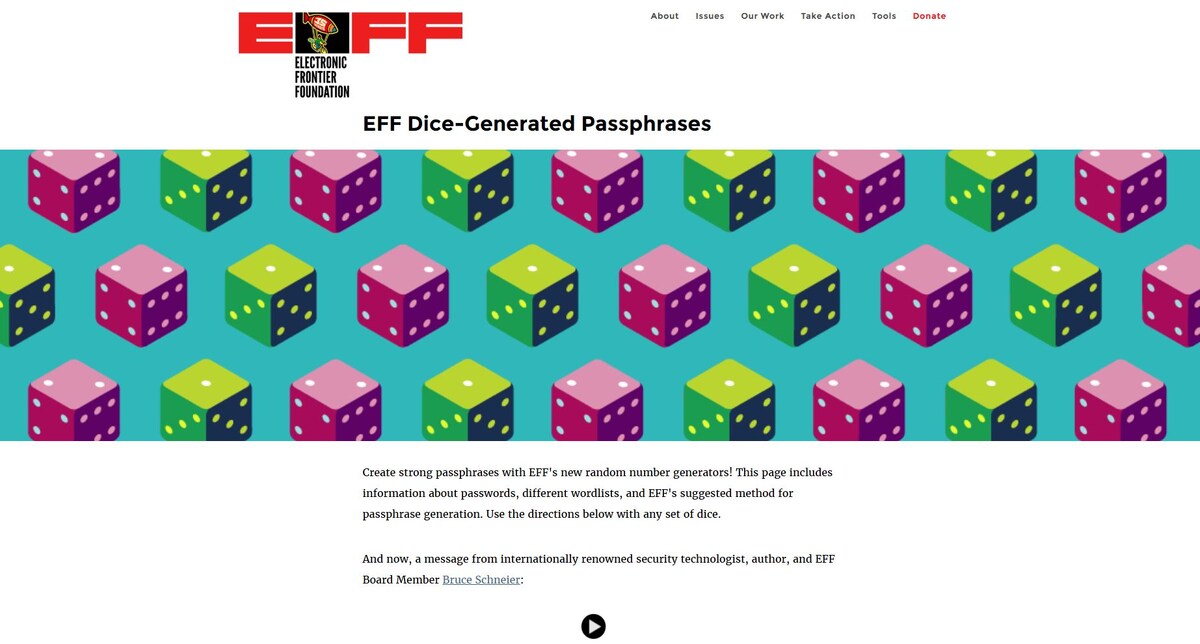 Официальный сайт EFF (Electronic Frontier Foundation)