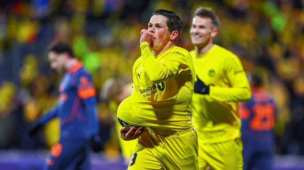 Фото: Soccer Football - UEFA Champions League - Play Off - First Leg - Bodo / Glimt v Inter Milan - Aspmyra Stadion, Bodo, Norway - Fe / Soccer Football - UEFA Champions League - Play Off - First Leg - Bodo / Glimt v Inter Milan - Aspmyr