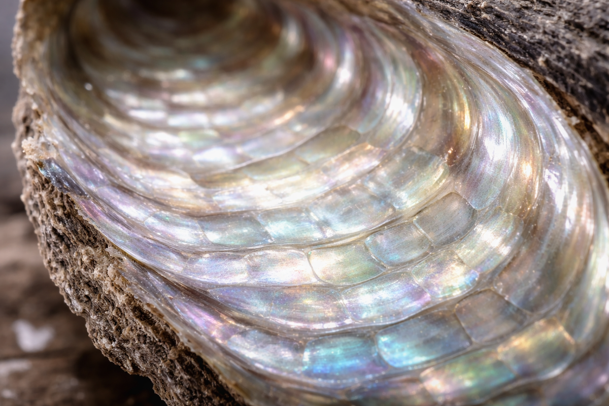 Внутренний слой раковин моллюсков