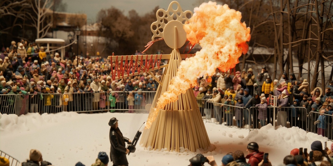 🌞Необычный взгляд на праздник Масленицы в парке Зернова от саровского фотографа Владимира Черкасова