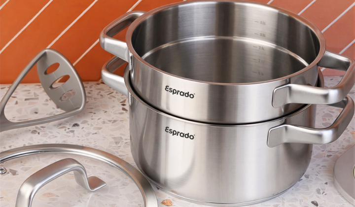 Набор кастрюль Vincor, толкушка Sense