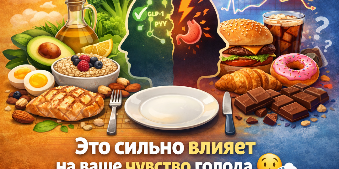Это сильно влияет на ваше чувство голода 😨