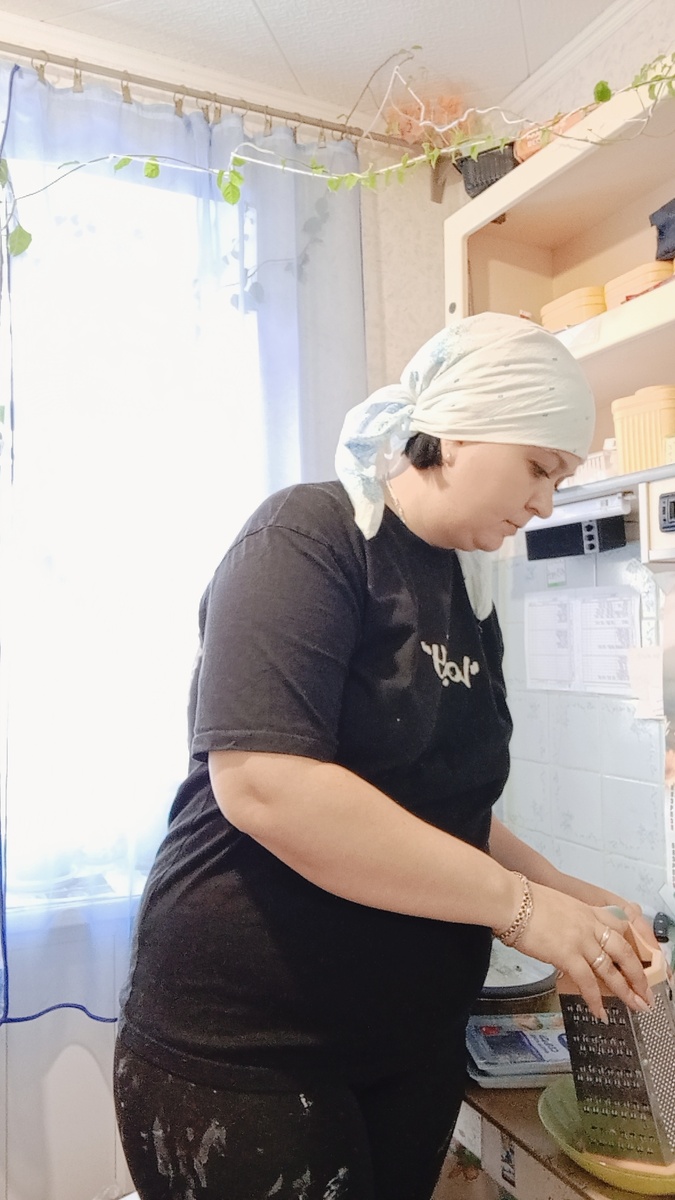 Вот такая я гром - баба🙄 в процессе готовки