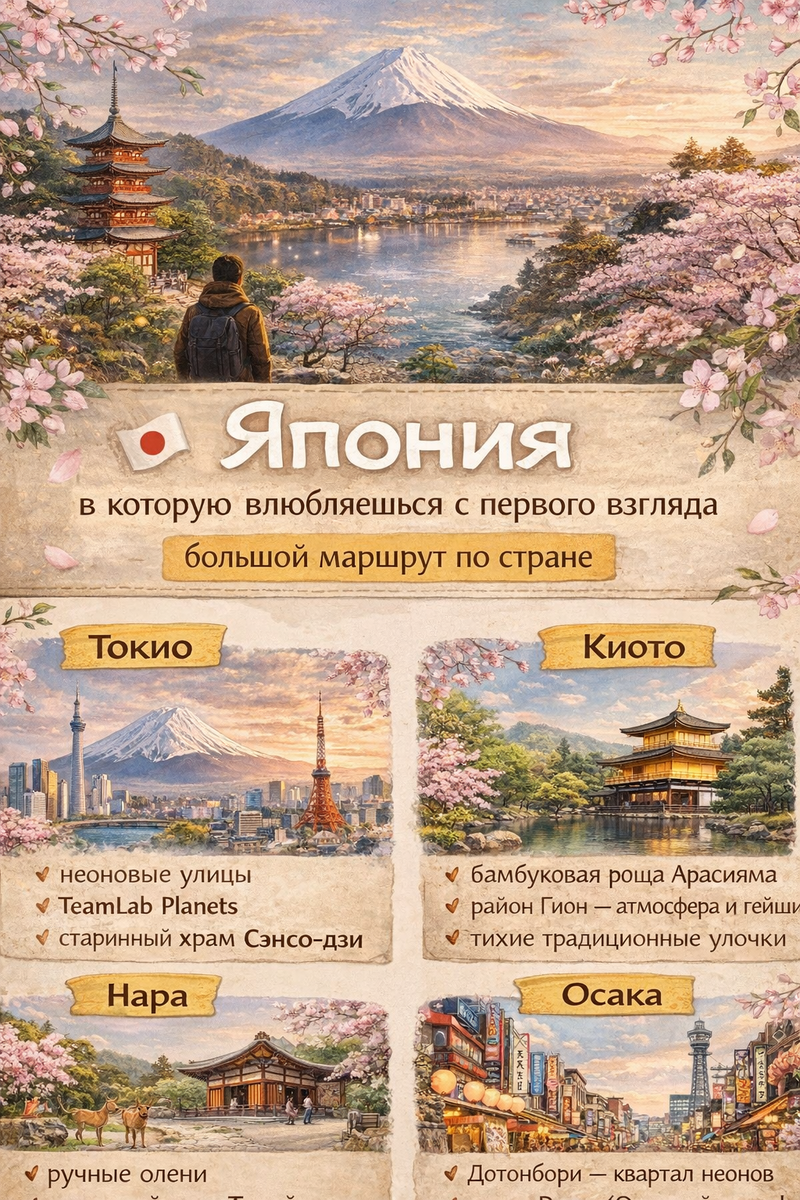 Следы на карте: Япония