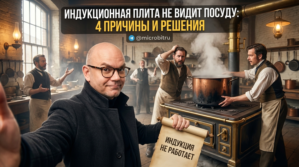    Разберемся, почему ваша индукционная плита не видит посуду и как это исправить. as7