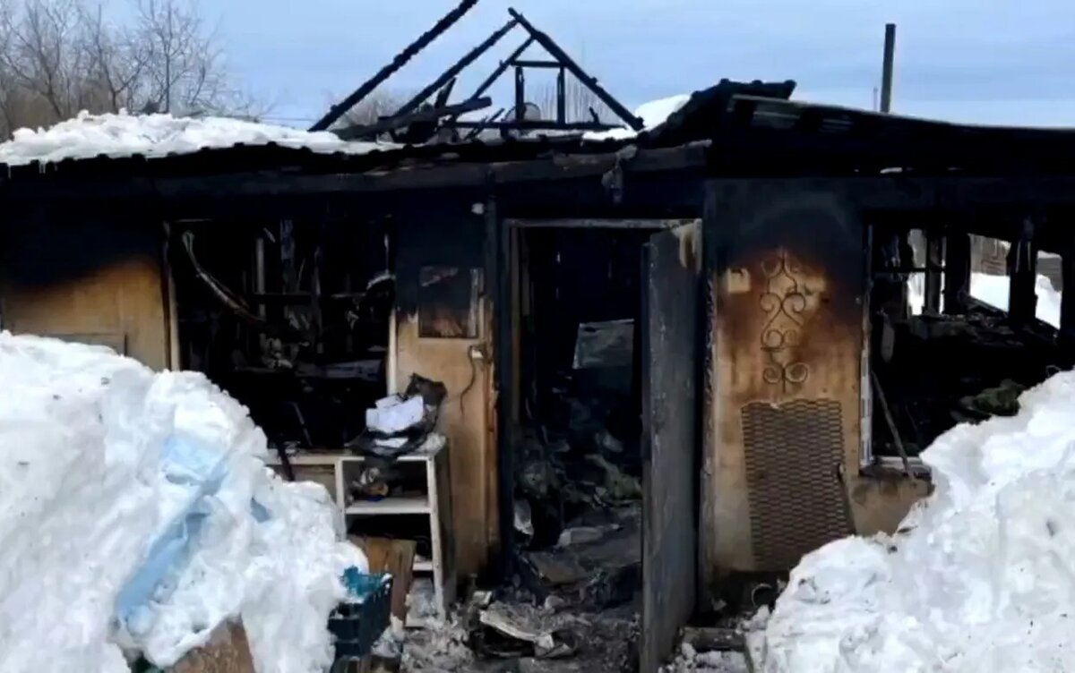    Семейная пара получила серьезные ожоги при пожаре в Глазове