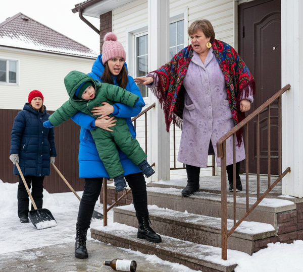 «Убирайся, приживалка!» — кричала свекровь, толкая невестку на мороз. А вечером поперхнулась, увидев документы на этот дом