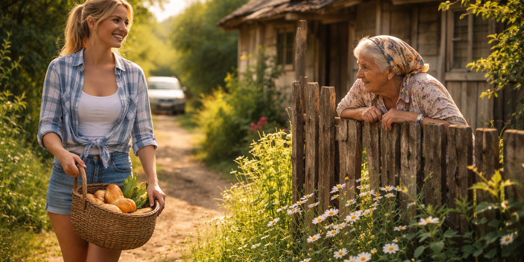 Деревенская соседка
