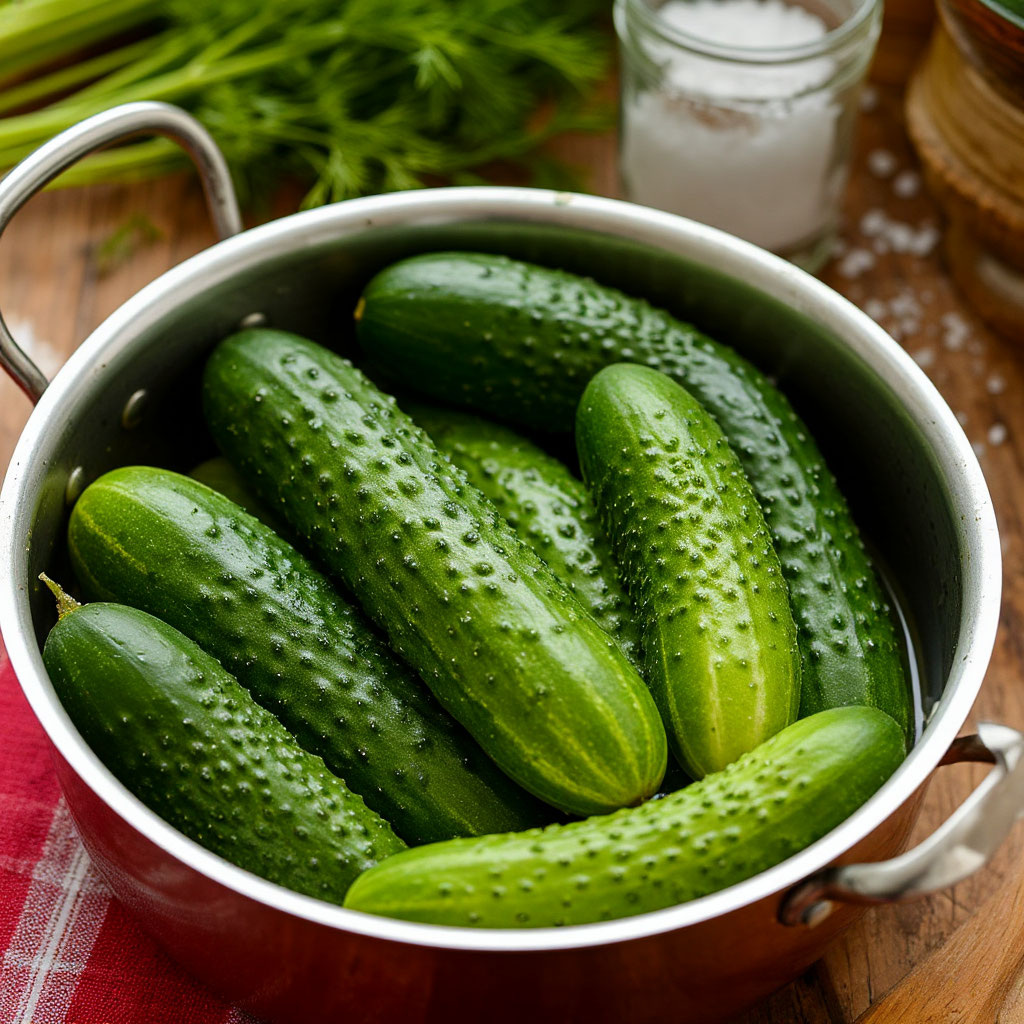 «Бабушкины» огурчики в кастрюле: хруст, который слышно на другом конце квартиры