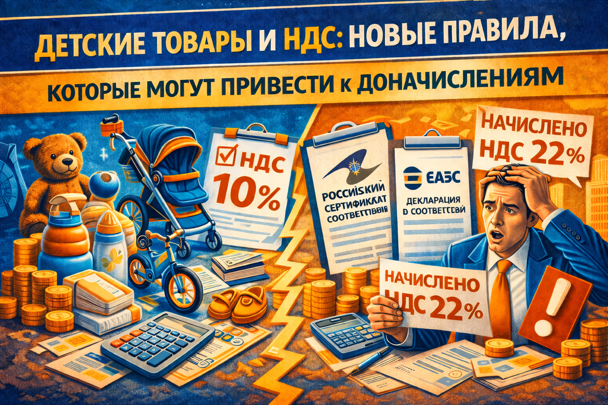 Детские товары и НДС: новые правила, которые могут привести к доначислениям