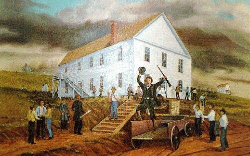 Здание суда в Лекомптоне, где проходила конституционная конвенция