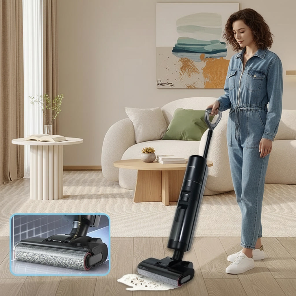 Dreame H12Pro в работе