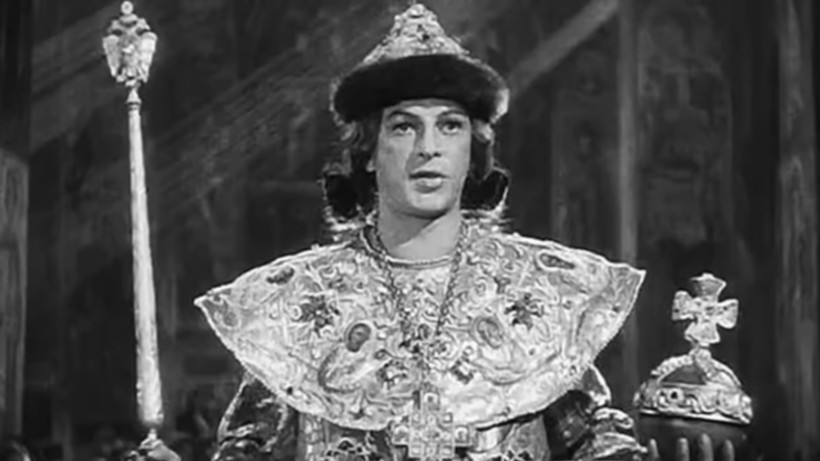 Молодой Иван Грозный в фильме режиссера С. Эйзенштейна