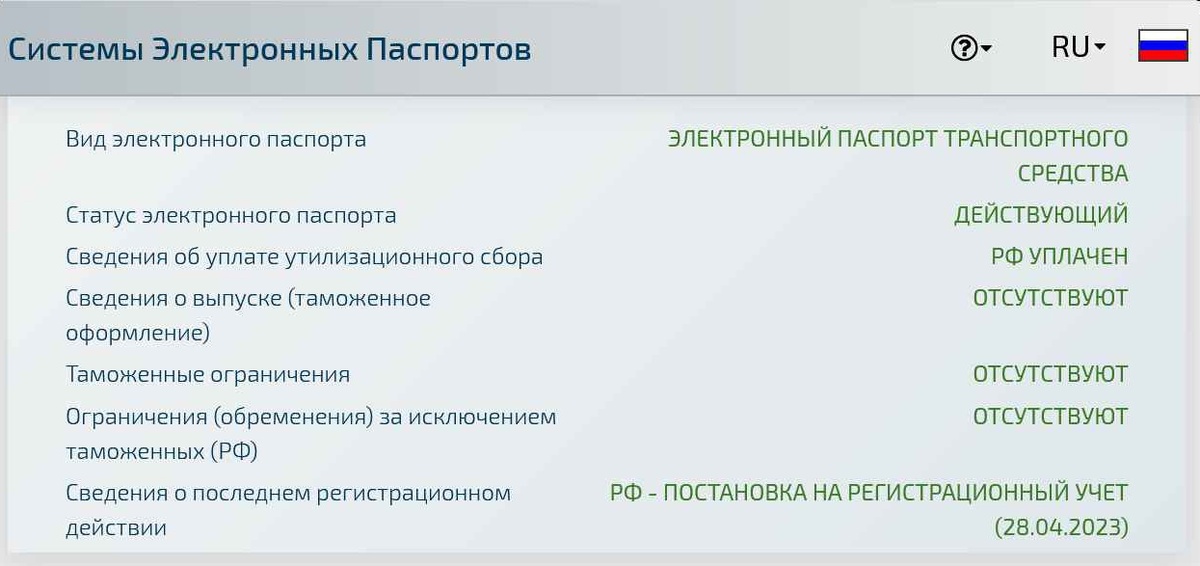 Электронный паспорт Li Auto