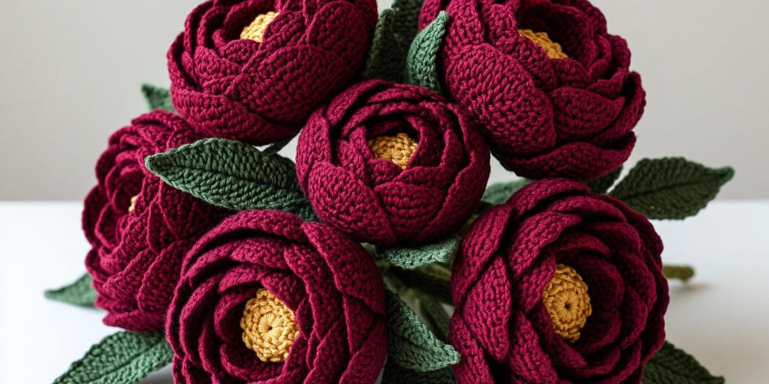Вязаные крючком цветы: подборка идей для вдохновения