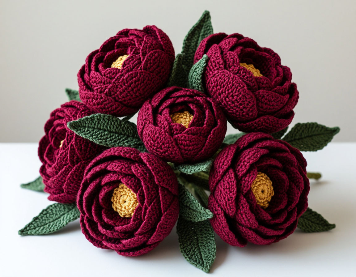 Вязаные крючком цветы. Вязаные с Оксаной Тимофеевой.