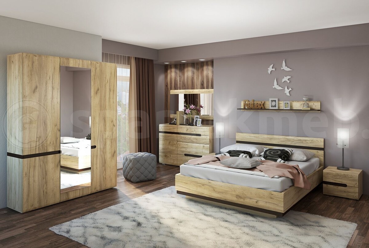 Комплект спальни коллекции «Ультра»