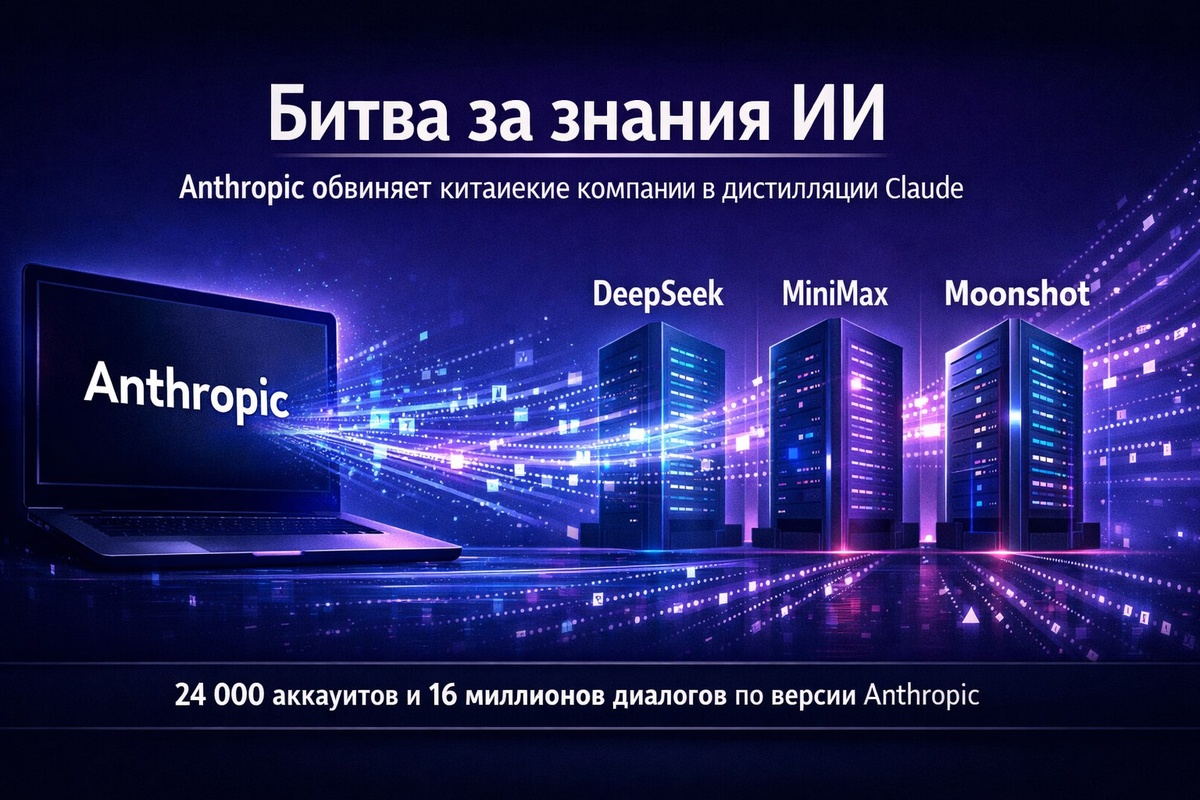 Anthropic обвиняет китайские компании в дистилляции Claude