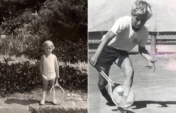 Евгений Кафельников в детстве.