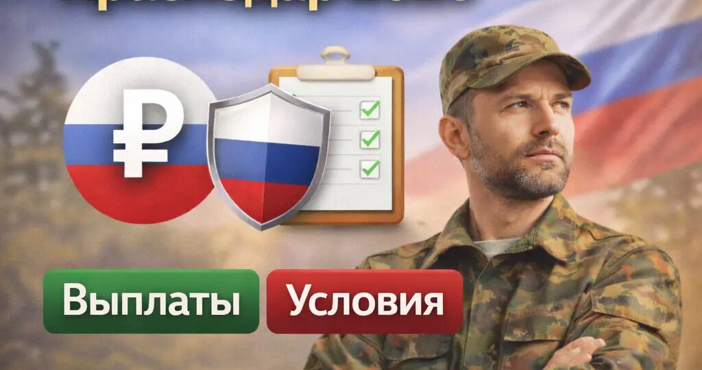 Контракт СВО Краснодар: сколько платят в 2026 году, выплаты, условия и что проверить до подписания