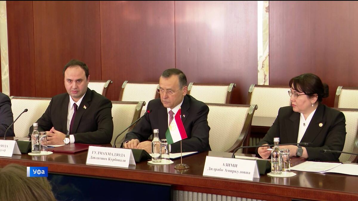    В Уфе Глава Башкортостана Радий Хабиров встретился с официальной делегацией Таджикистана