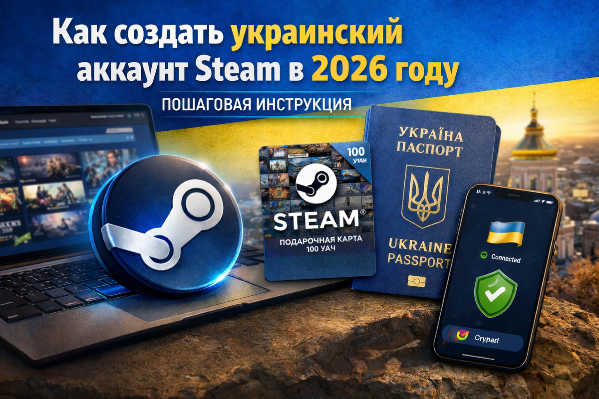Создание Steam-аккаунта