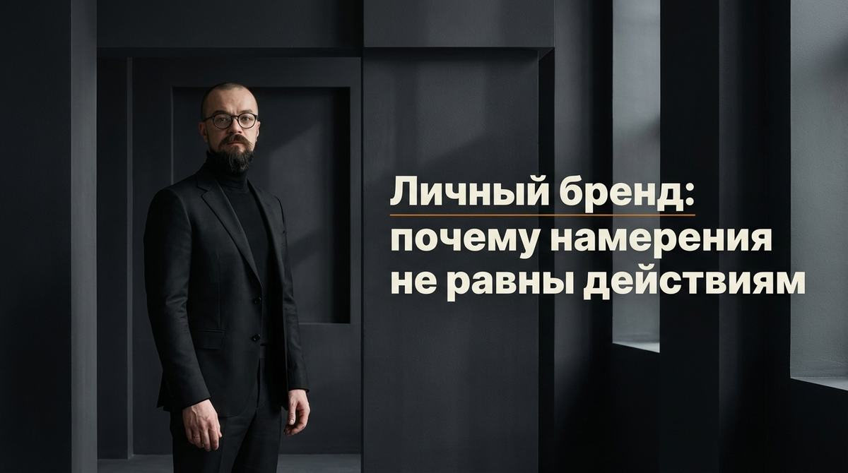 Никита Куликов. Личный бренд: почему намерения не равны действиям