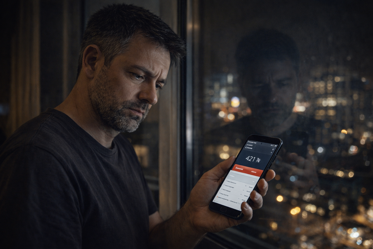 Цифры на экране снова не радуют.