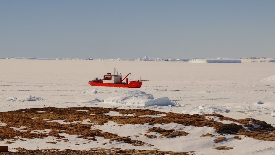 Автор фото: Пресс-служба МТС. Работа исследователей в Антарктиде.