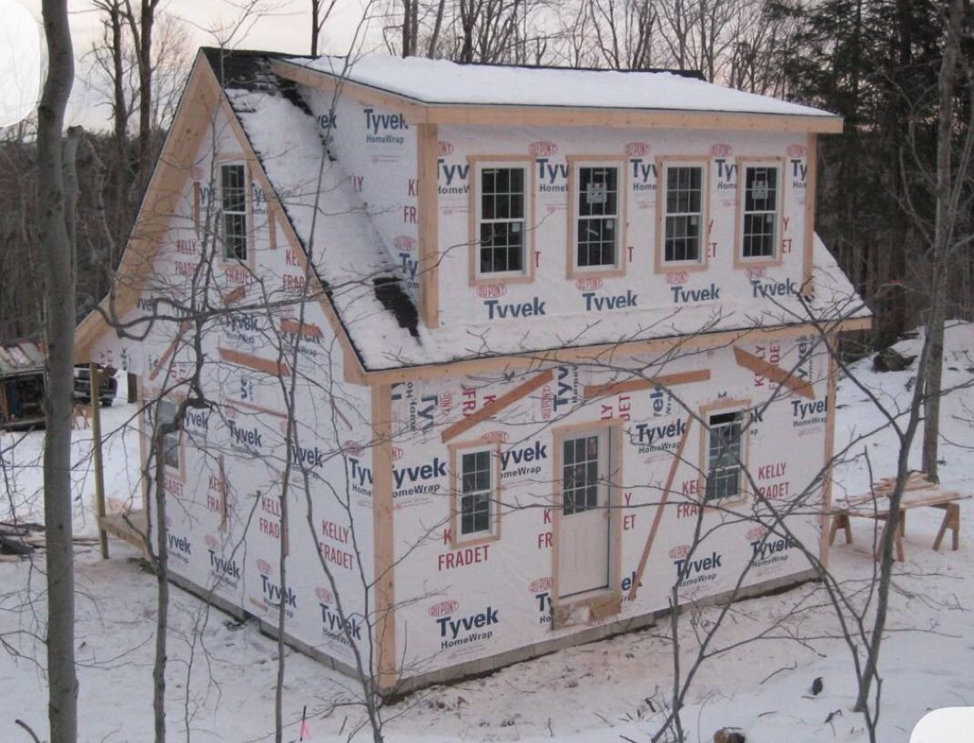 Зима не помеха строительству каркасника, если соблюдены технологии