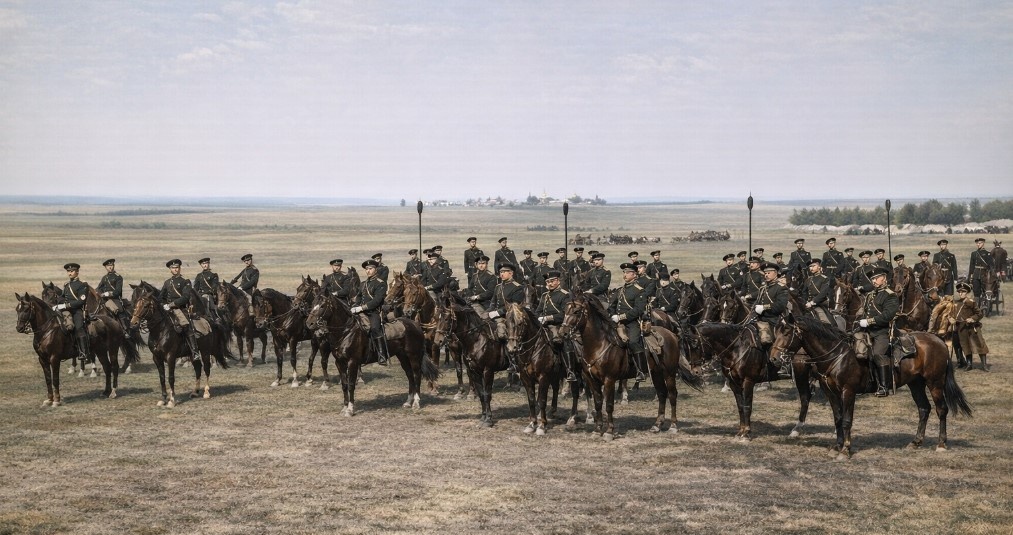 Русская кавалерия на маневрах в 1892 году