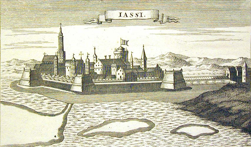 Яссы. Гравюра XVIII в.