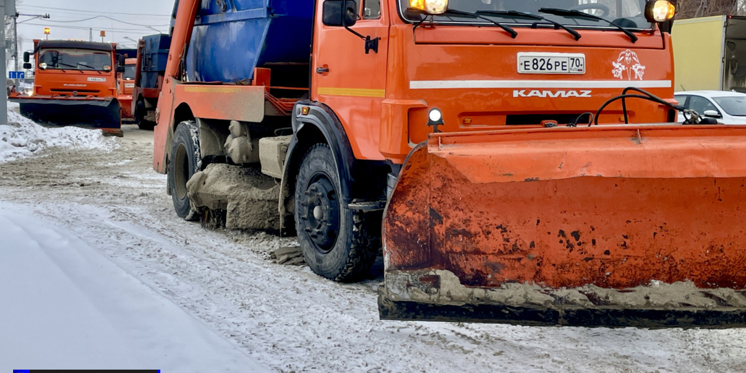 Почти 10 тысяч тонн снега вывезли с улиц Томска