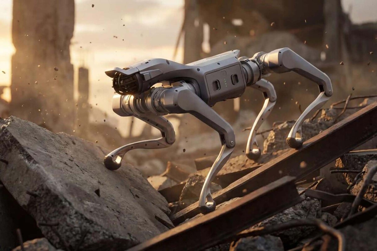  Новейшая модель четвероногого  робота As2. © YuShu TECHNOLOGY CO.,LTD