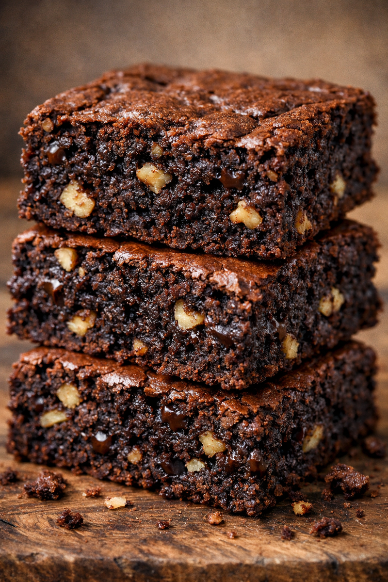 Постный брауни