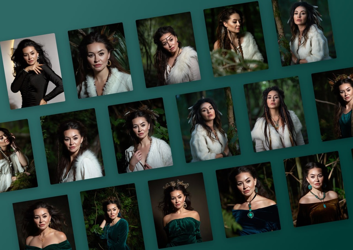 Первая фотография реальная, следующие ИИ-фотосессия