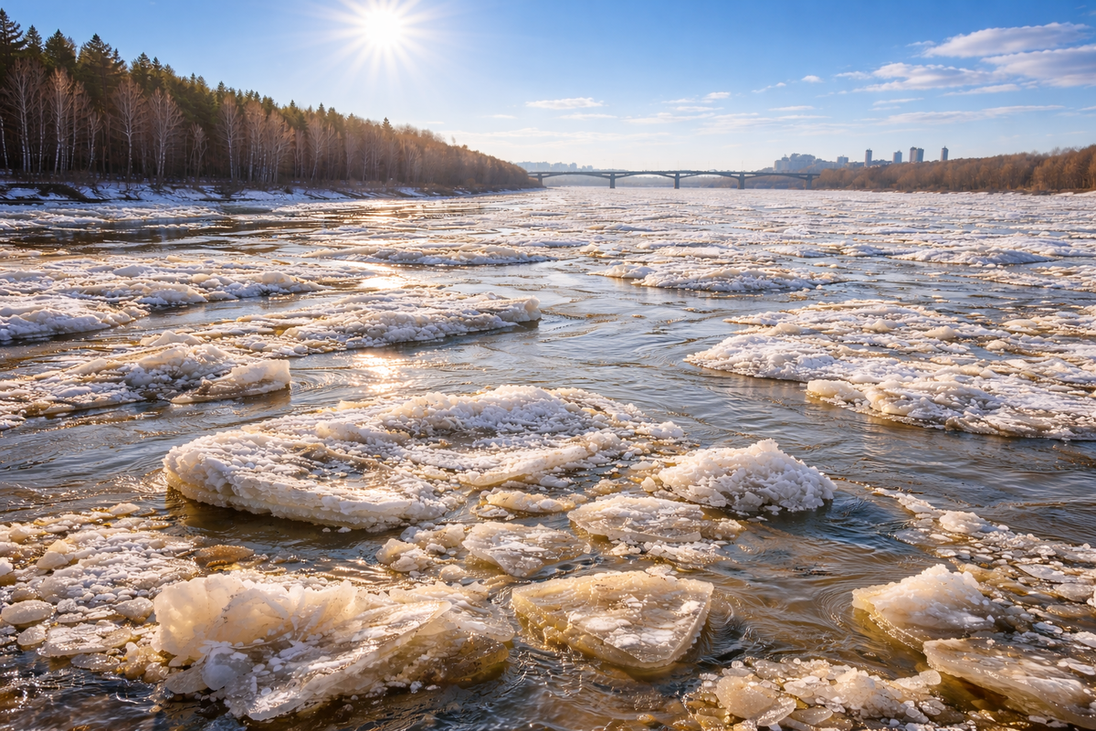 Ледоход на Оби