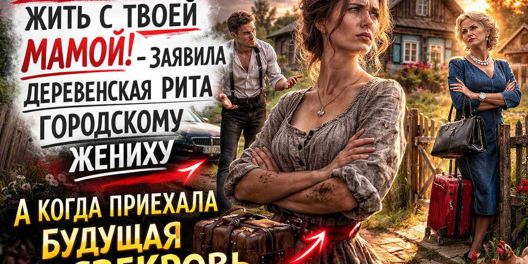Я не буду жить с твоей мамой! - заявила Рита городскому жениху… А когда приехала будущая свекровь…
