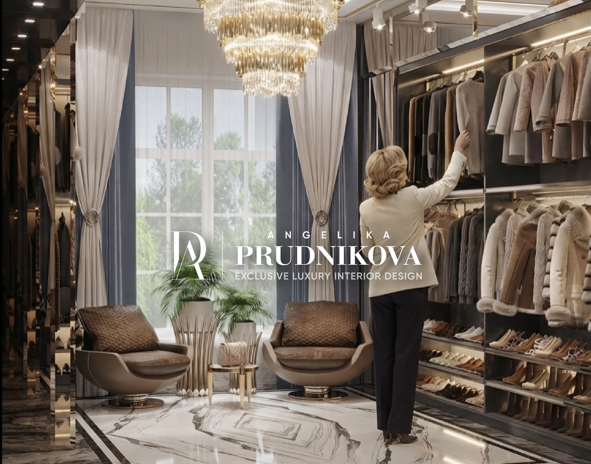 Дизайн-проект гардеробной от Студии Анжелики Прудниковой