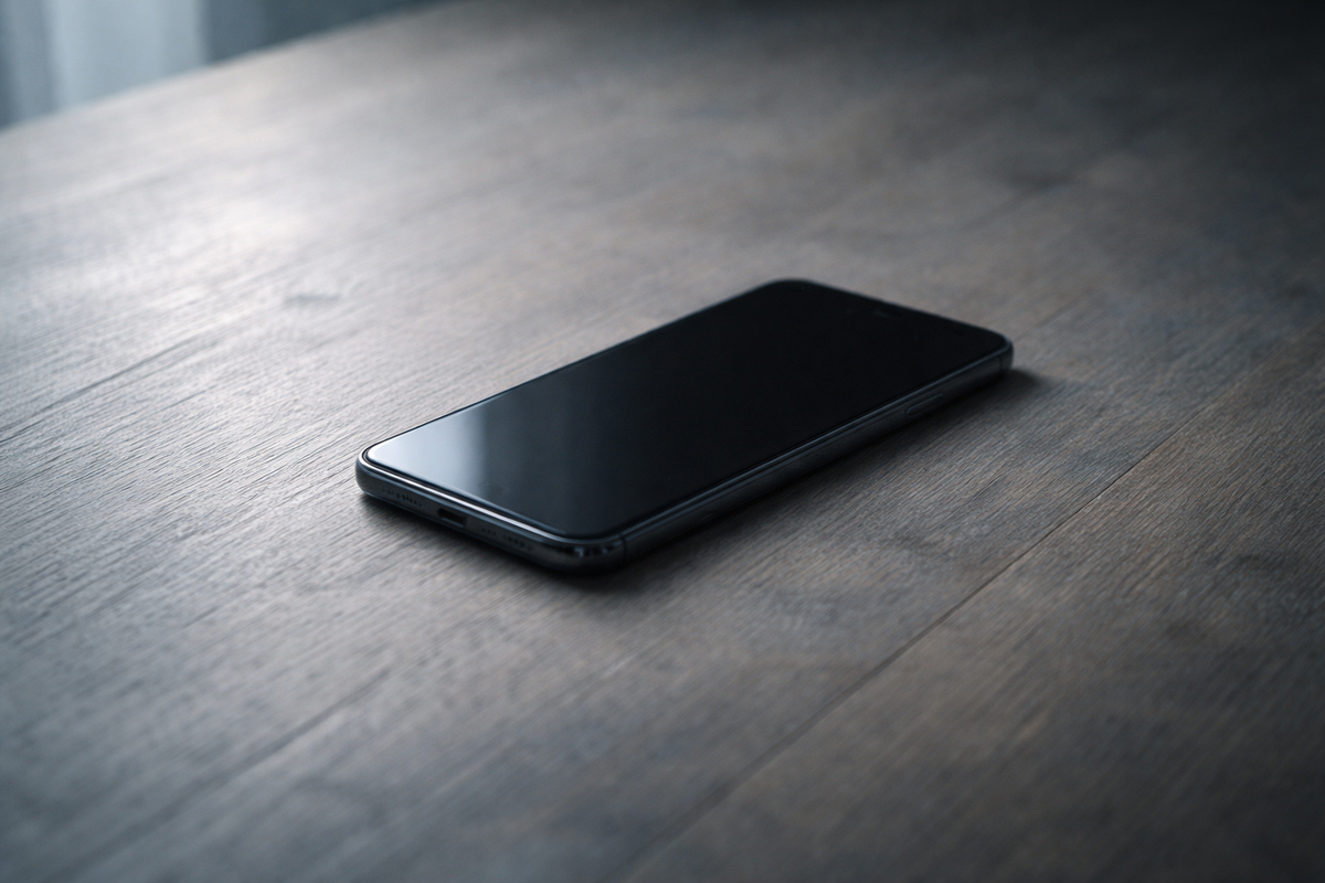 Выключенный экран — это ещё не тишина. Это только её порог.