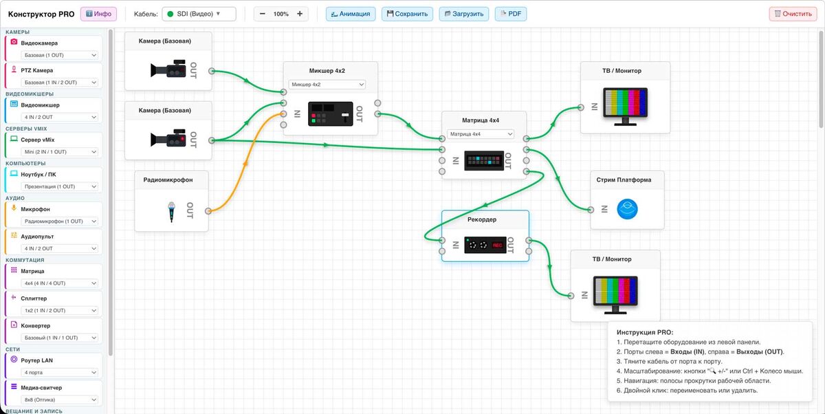 Интерфейс программы