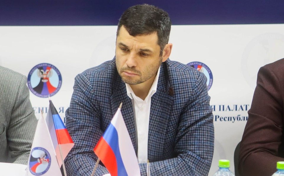    Первый заместитель министра природных ресурсов и экологии ДНР Артем Жихарев. Фото: Общественная палата ДНР