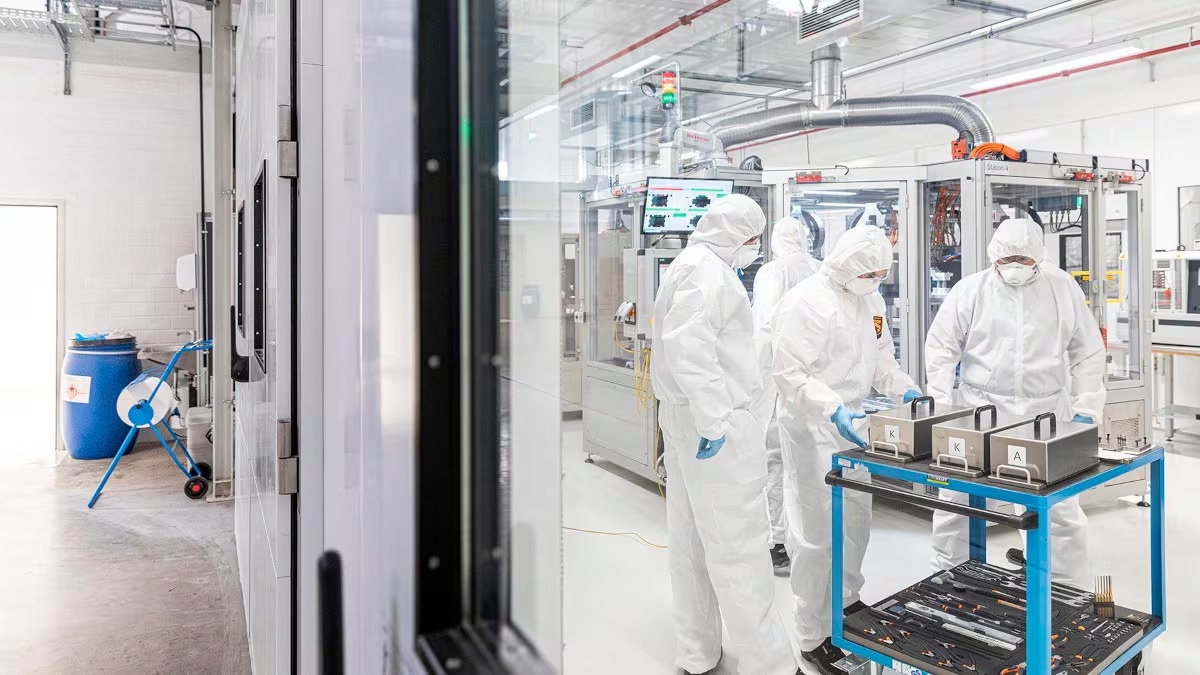 Производство аккумуляторов в Европе