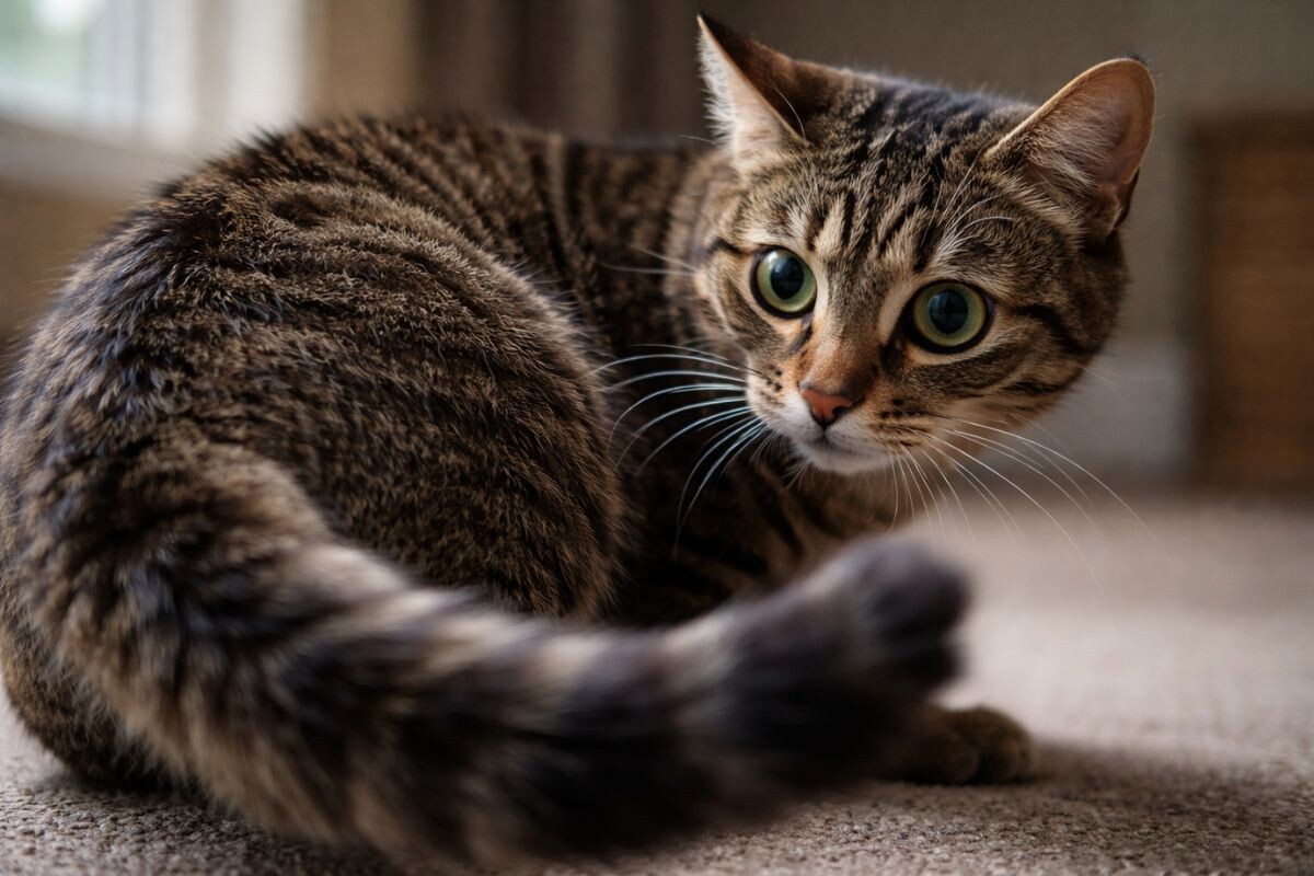 Гиперестезия у кошек