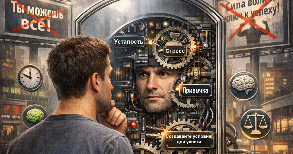 Свобода воли — миф? Как перестать верить в «я всё могу» и начать реально добиваться целей