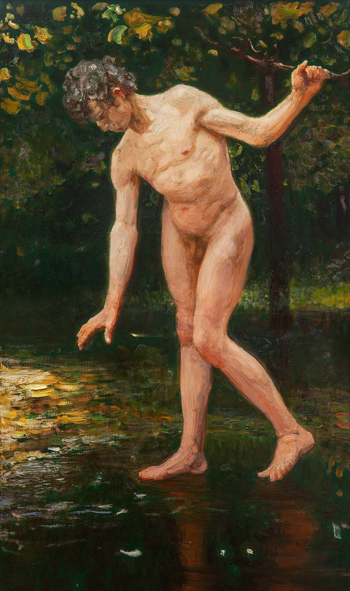    Илья Репин, «Нарцисс», 1917 год