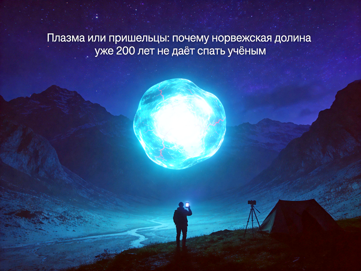 Он висит над норвежской долиной уже 200 лет. Бесшумный, пульсирующий, непредсказуемый. Тысячи свидетелей, 600 тысяч фотографий, десятки научных экспедиций — а ответа всё нет. Учёные направили на него лазер — он ответил серией вспышек. Но кто или что скрывается за этим светом — природа или нечто иное?